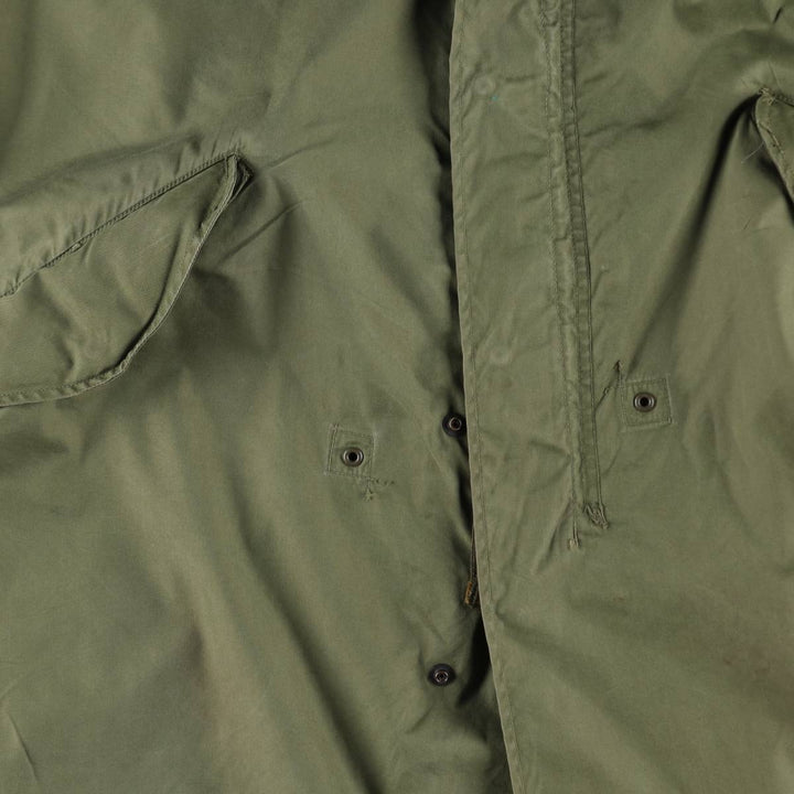 Genuine US military item, 1970'S USARMY M-65 field coat, mod coat, made in USA, LARGE REGULAR, men's L equivalent, vintage cotton Khaki type sage green Vintage Second Hand
