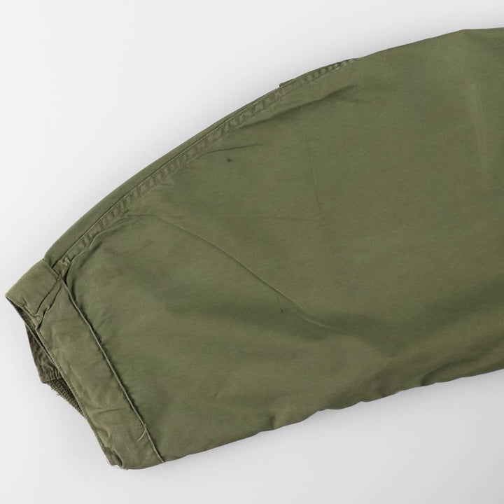 Genuine US military item, 1970'S USARMY M-65 field coat, mod coat, made in USA, LARGE REGULAR, men's L equivalent, vintage cotton Khaki type sage green Vintage Second Hand