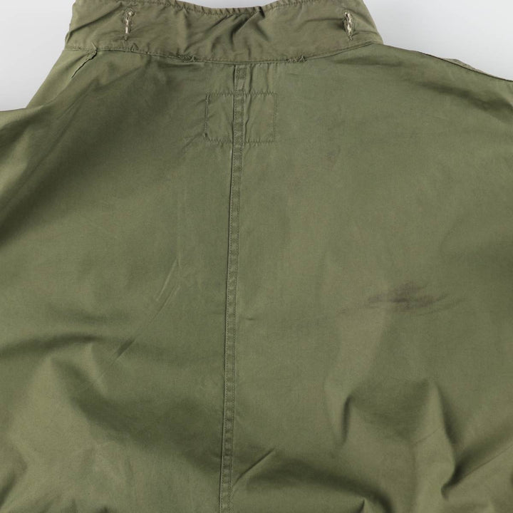 Genuine US military item, 1970'S USARMY M-65 field coat, mod coat, made in USA, LARGE REGULAR, men's L equivalent, vintage cotton Khaki type sage green Vintage Second Hand