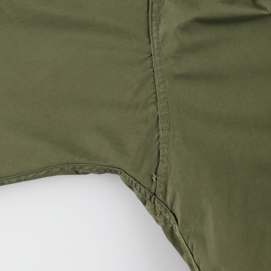 Genuine US military item, 1970'S USARMY M-65 field coat, mod coat, made in USA, LARGE REGULAR, men's L equivalent, vintage cotton Khaki type sage green Vintage Second Hand