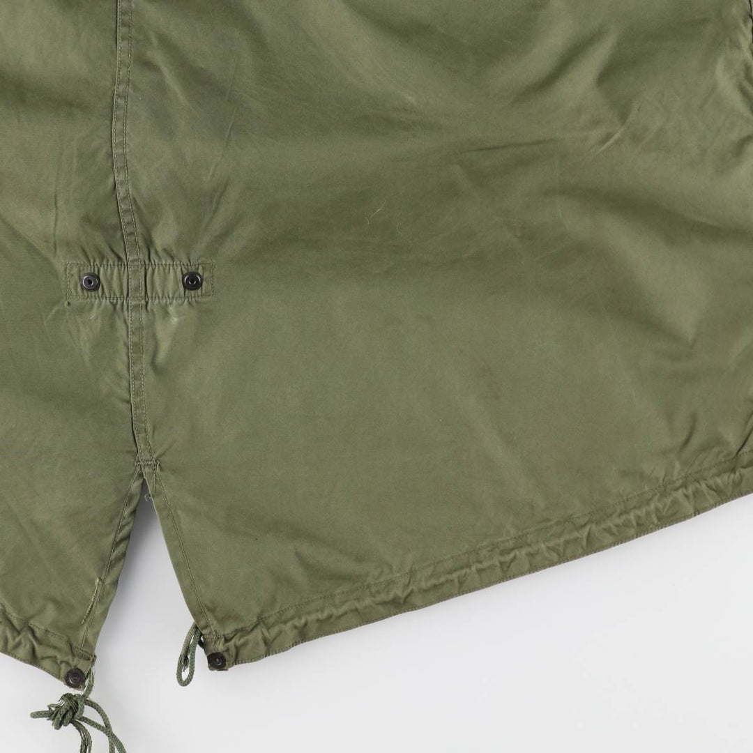 Genuine US military item, 1970'S USARMY M-65 field coat, mod coat, made in USA, LARGE REGULAR, men's L equivalent, vintage cotton Khaki type sage green Vintage Second Hand