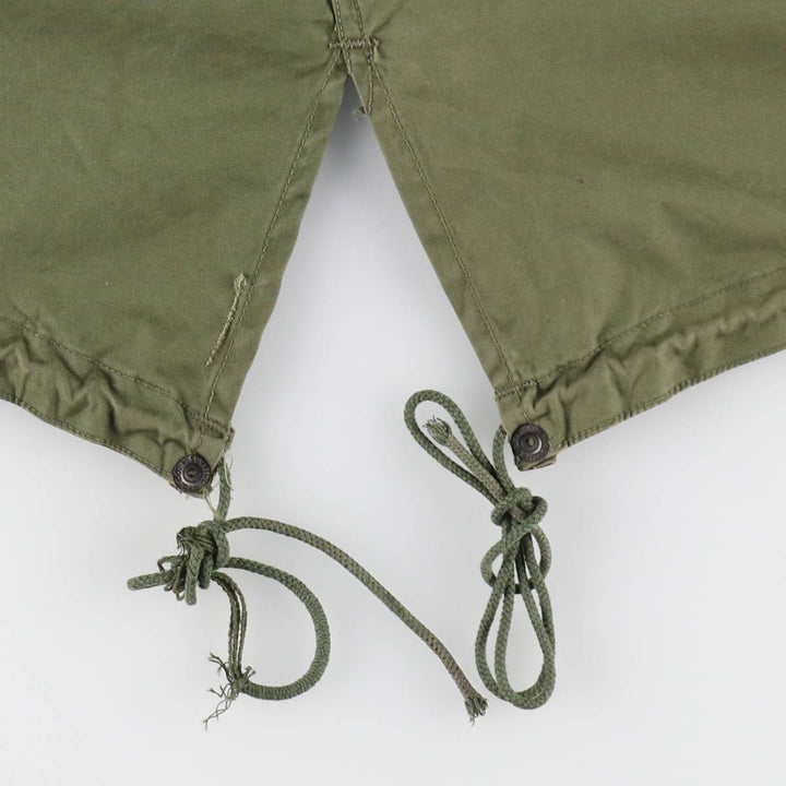 Genuine US military item, 1970'S USARMY M-65 field coat, mod coat, made in USA, LARGE REGULAR, men's L equivalent, vintage cotton Khaki type sage green Vintage Second Hand