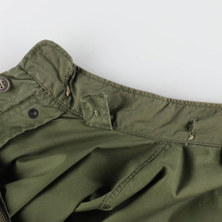 Genuine US military item, 1970'S USARMY M-65 field coat, mod coat, made in USA, LARGE REGULAR, men's L equivalent, vintage cotton Khaki type sage green Vintage Second Hand