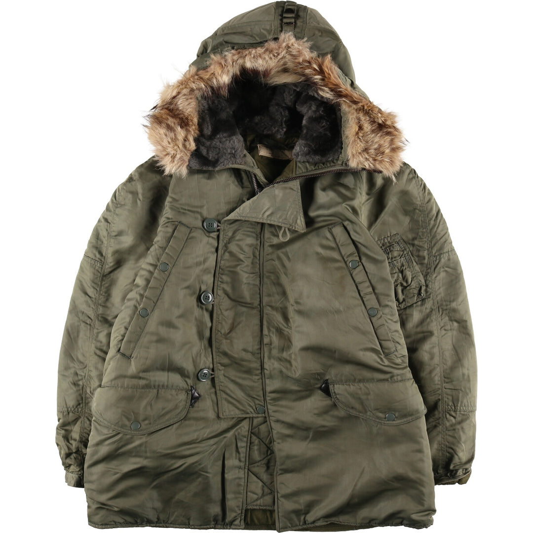 Genuine US military item, 1960'S N3-B military flight jacket, made in USA, MEDIUM, equivalent to men's M, vintage /evb006503