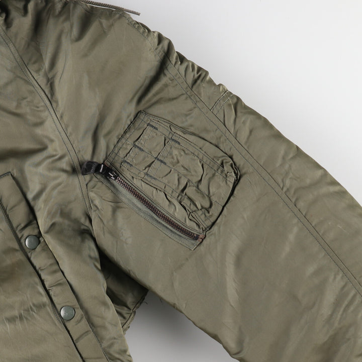 Genuine US military item, 1960'S N3-B military flight jacket, made in USA, MEDIUM, equivalent to men's M, vintage /evb006503
