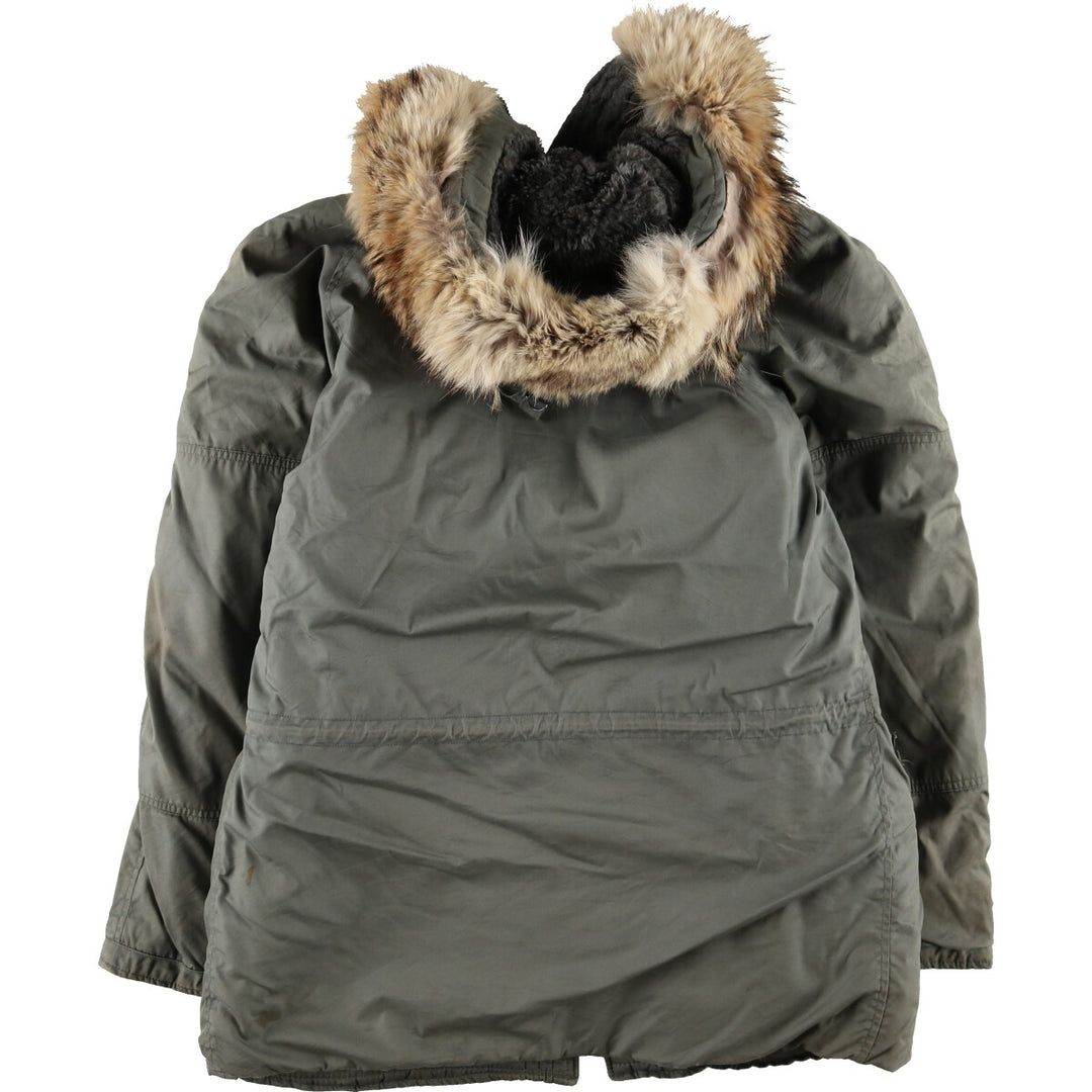 70'S US military genuine N-3B military flight jacket made in USA SMALL men's S equivalent vintage /evb006509