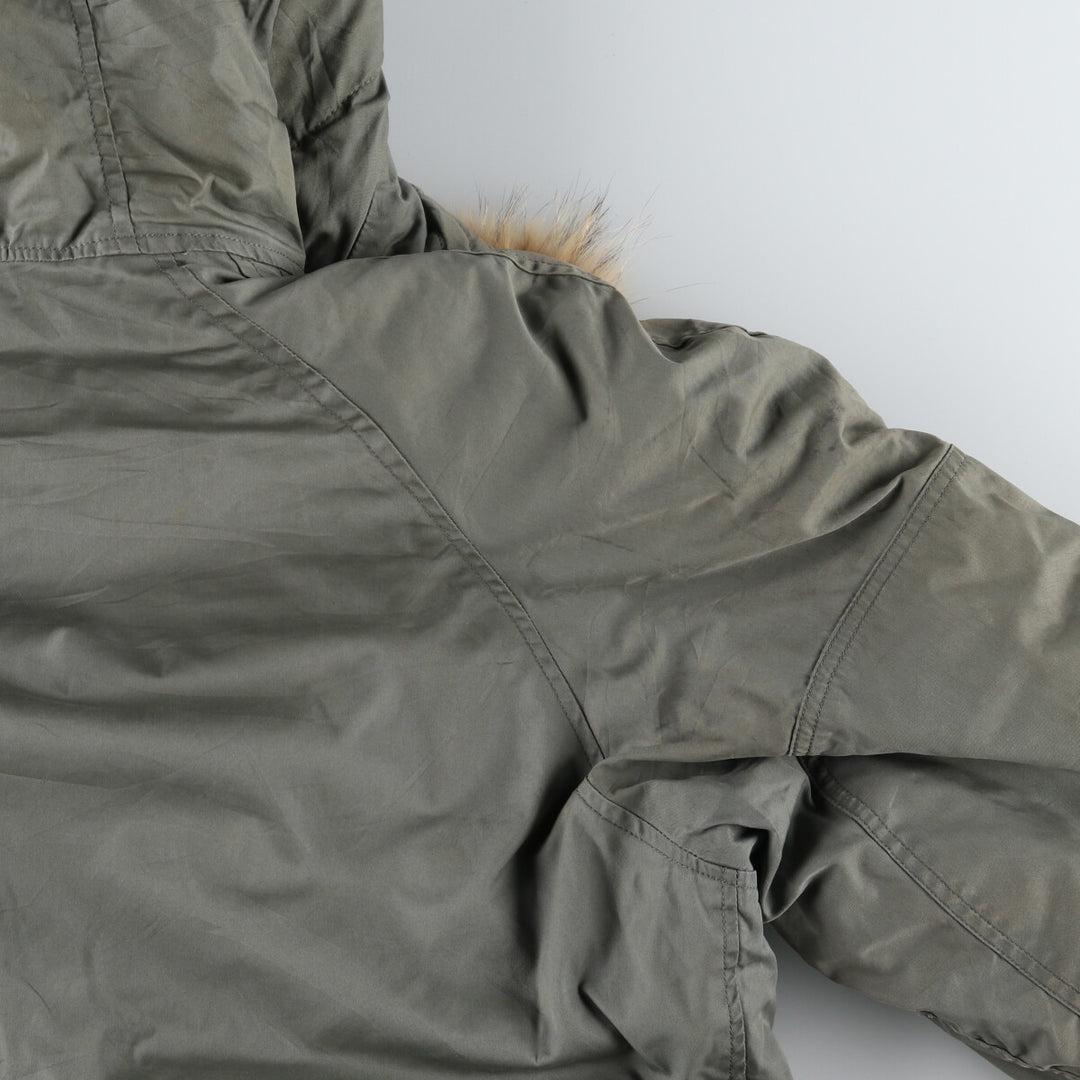 70'S US military genuine N-3B military flight jacket made in USA SMALL men's S equivalent vintage /evb006509