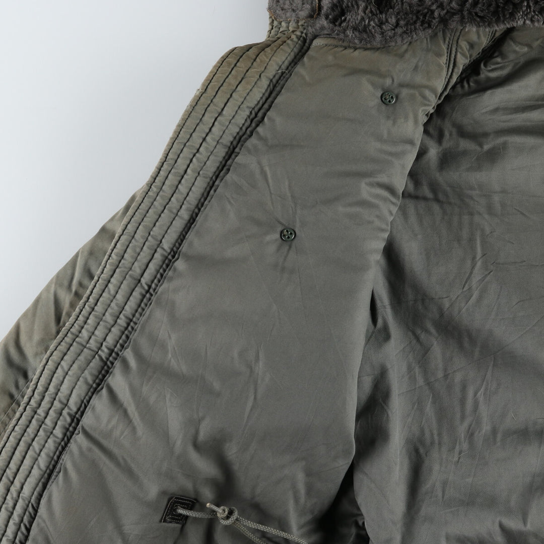 70'S US military genuine N-3B military flight jacket made in USA SMALL men's S equivalent vintage /evb006509