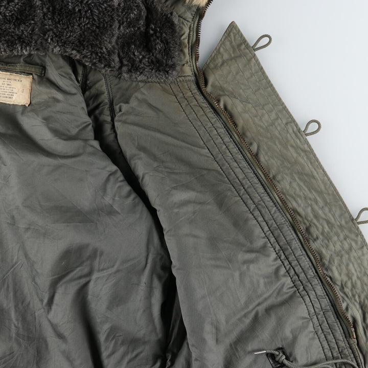 70'S US military genuine N-3B military flight jacket made in USA SMALL men's S equivalent vintage /evb006509