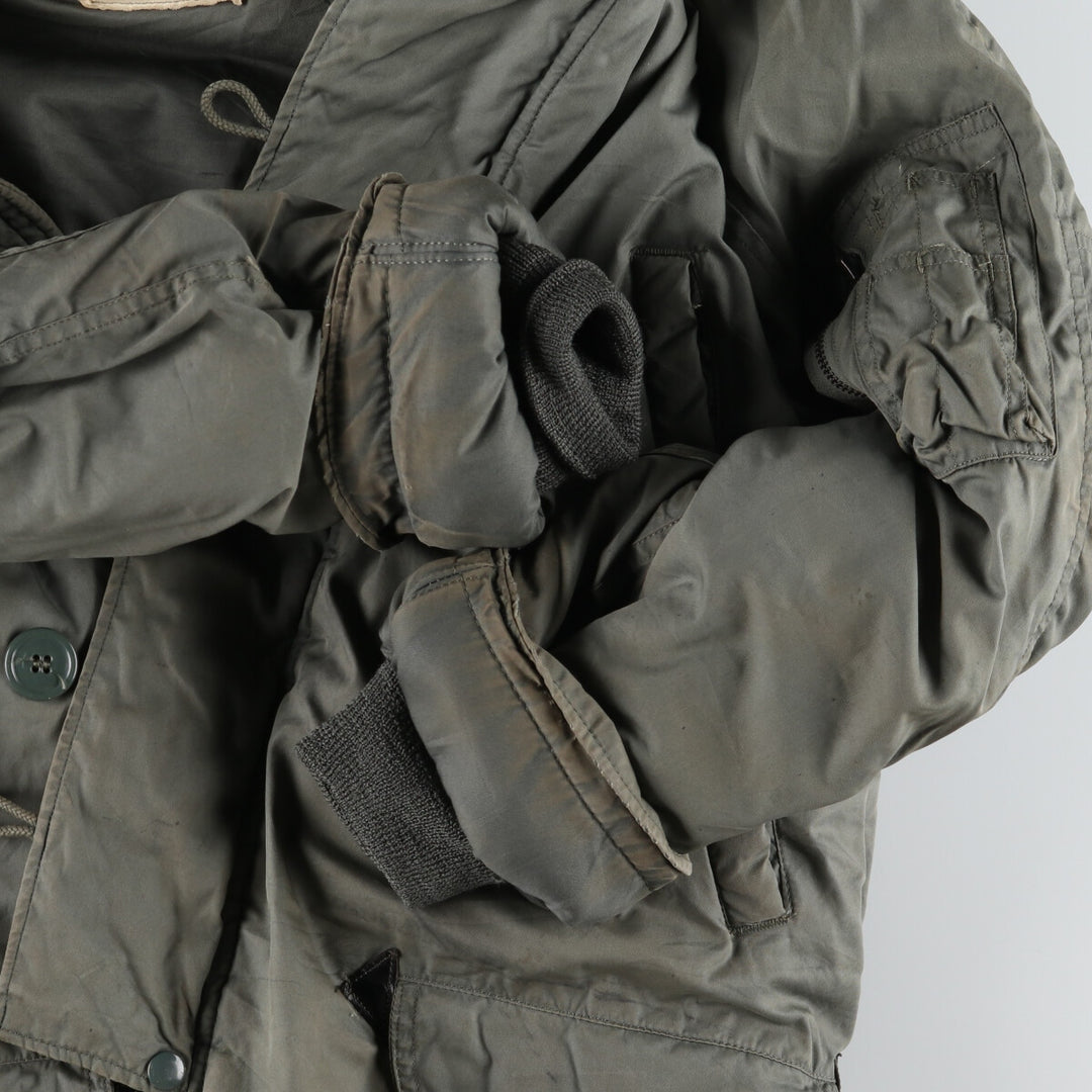 70'S US military genuine N-3B military flight jacket made in USA SMALL men's S equivalent vintage /evb006509