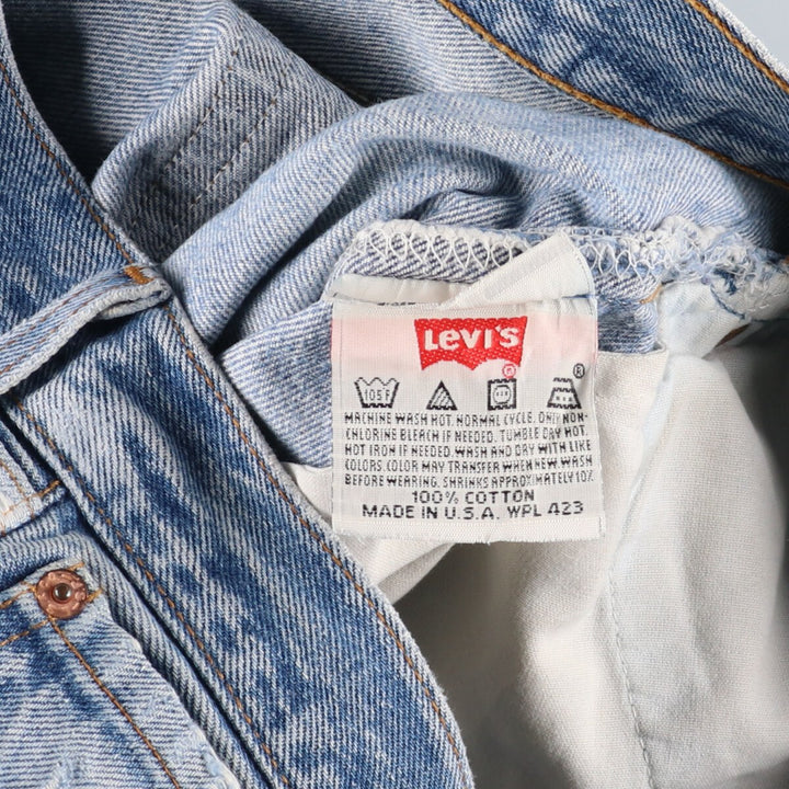 90'S Levi's 1501-0117 Straight denim pants made in USA, men's w35 equivalent, vintage /evb006633