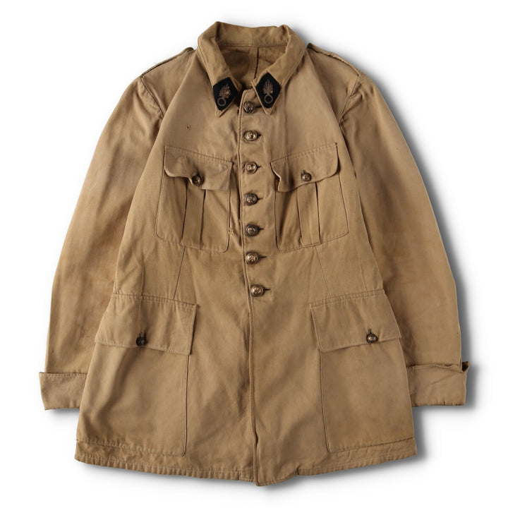 1930s-1940'S French Military Gendarmerie Gendarmerie Military Jacket Men's S Size Vintage unclear Beige type Vintage Second Hand