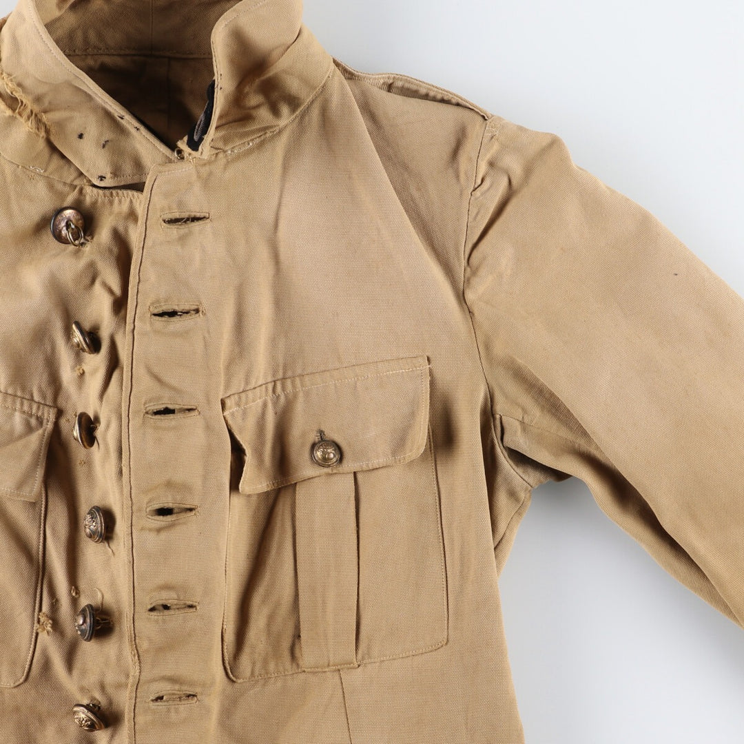 1930s-1940'S French Military Gendarmerie Gendarmerie Military Jacket Men's S Size Vintage unclear Beige type Vintage Second Hand