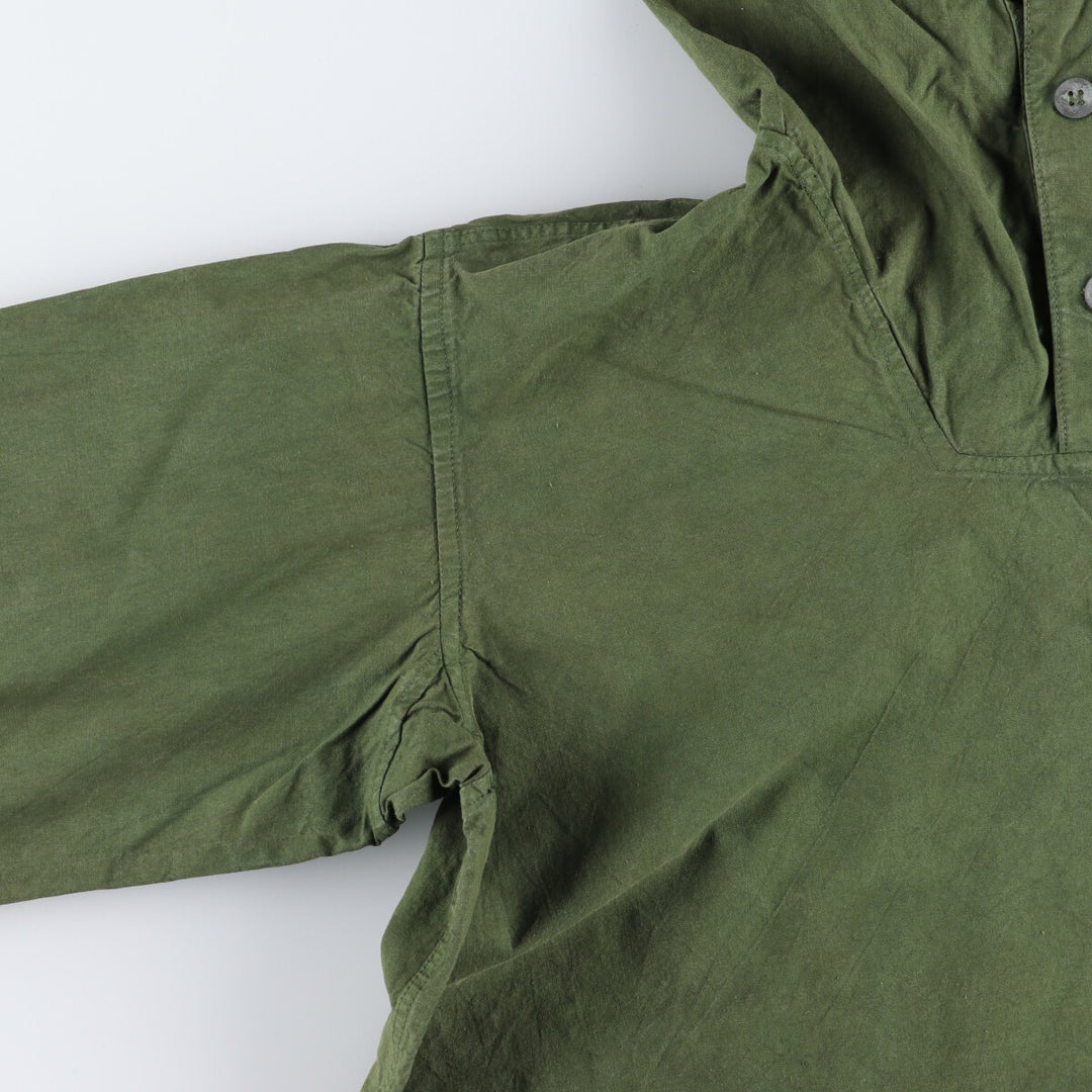 1940'S Swedish Army M-39 Military Snow Parka, Men's Size XL, Vintage unclear Khaki type sage green Vintage Second Hand