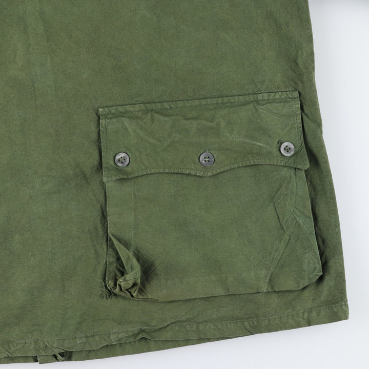 1940'S Swedish Army M-39 Military Snow Parka, Men's Size XL, Vintage unclear Khaki type sage green Vintage Second Hand