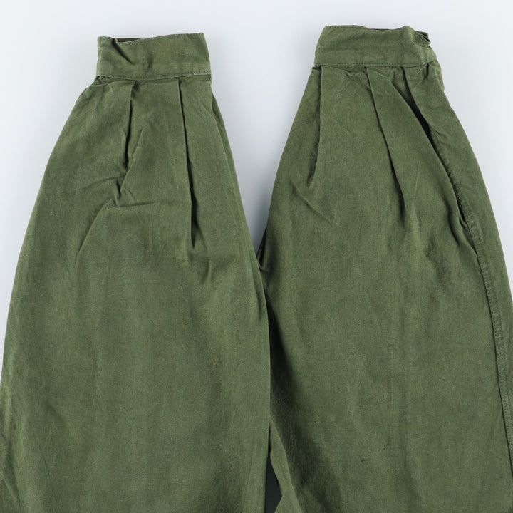 1940'S Swedish Army M-39 Military Snow Parka, Men's Size XL, Vintage unclear Khaki type sage green Vintage Second Hand