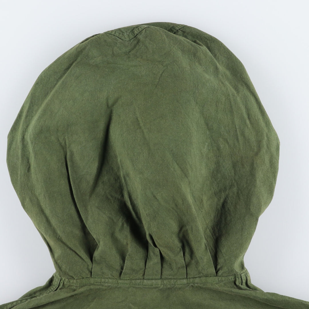 1940'S Swedish Army M-39 Military Snow Parka, Men's Size XL, Vintage unclear Khaki type sage green Vintage Second Hand