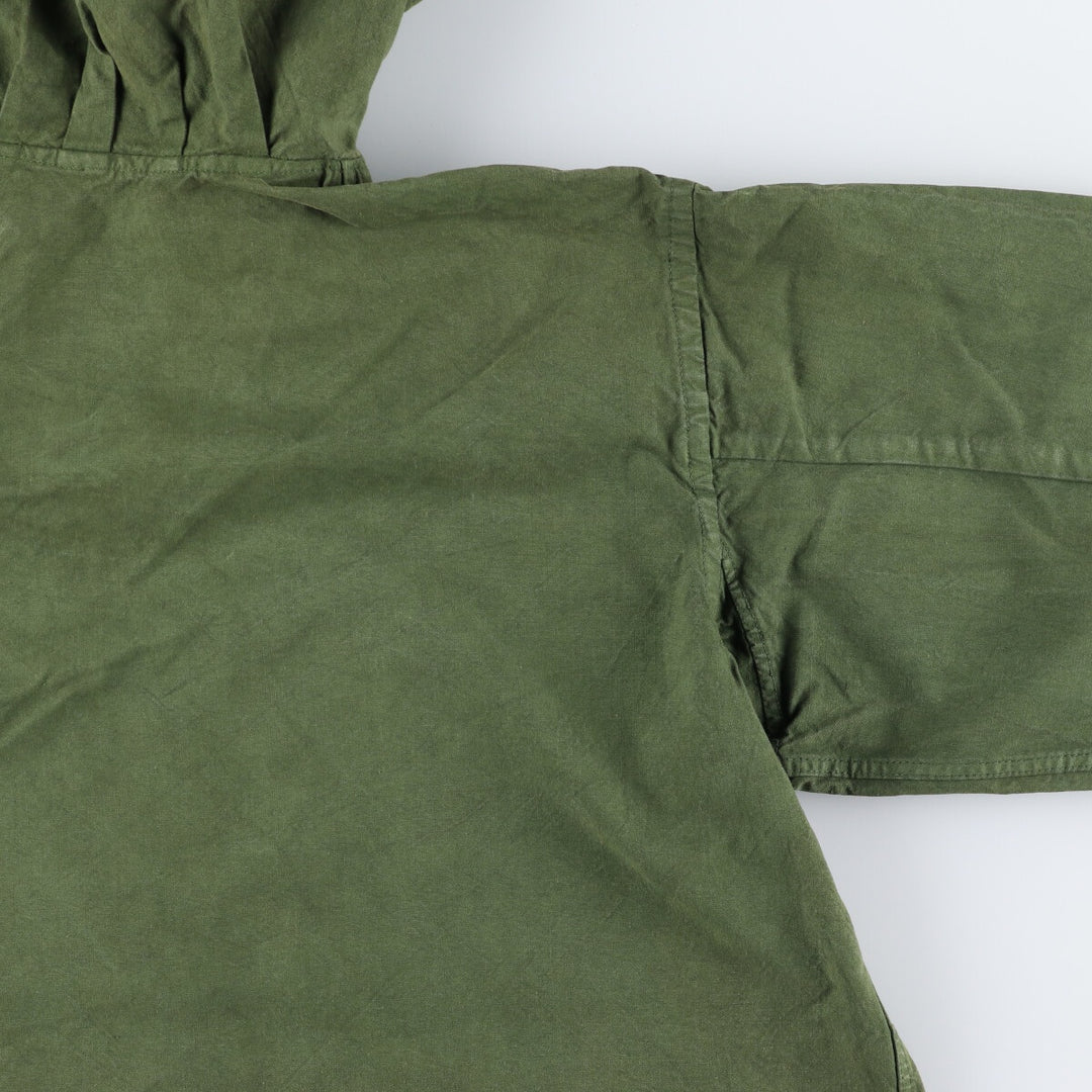 1940'S Swedish Army M-39 Military Snow Parka, Men's Size XL, Vintage unclear Khaki type sage green Vintage Second Hand