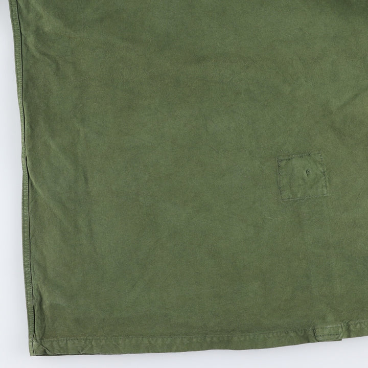 1940'S Swedish Army M-39 Military Snow Parka, Men's Size XL, Vintage unclear Khaki type sage green Vintage Second Hand