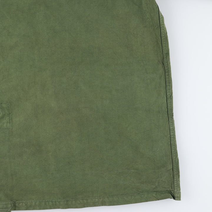 1940'S Swedish Army M-39 Military Snow Parka, Men's Size XL, Vintage unclear Khaki type sage green Vintage Second Hand