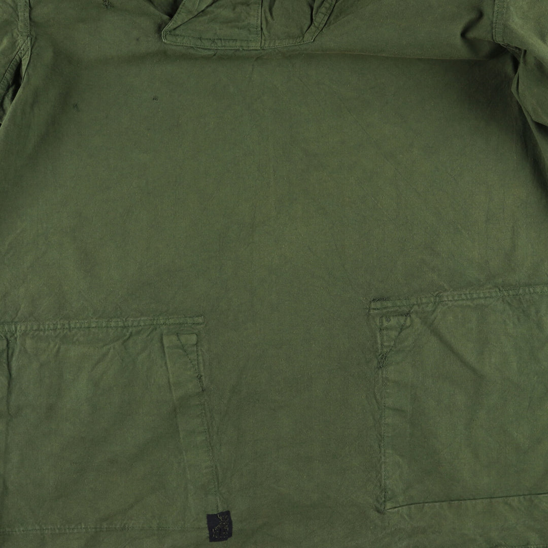 1940'S Swedish Army M-39 Military Snow Parka, Men's Size XL, Vintage unclear Khaki type sage green Vintage Second Hand