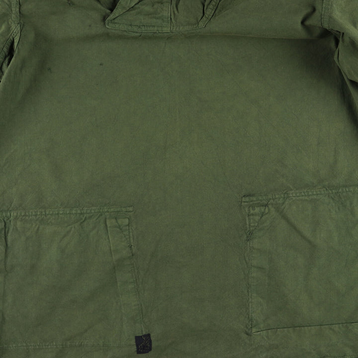 1940'S Swedish Army M-39 Military Snow Parka, Men's Size XL, Vintage unclear Khaki type sage green Vintage Second Hand
