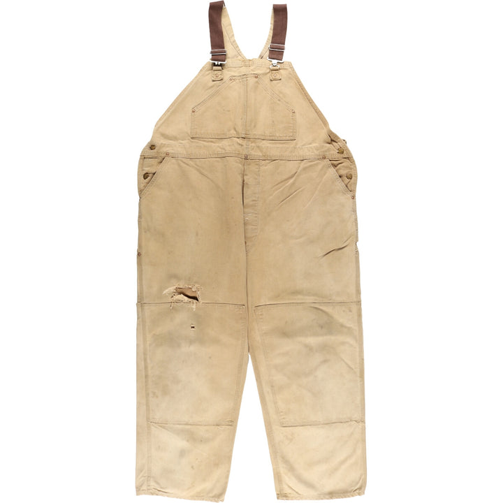 70'S Carhartt Double Knee Duck Overalls Men's W48 Vintage /evb006755