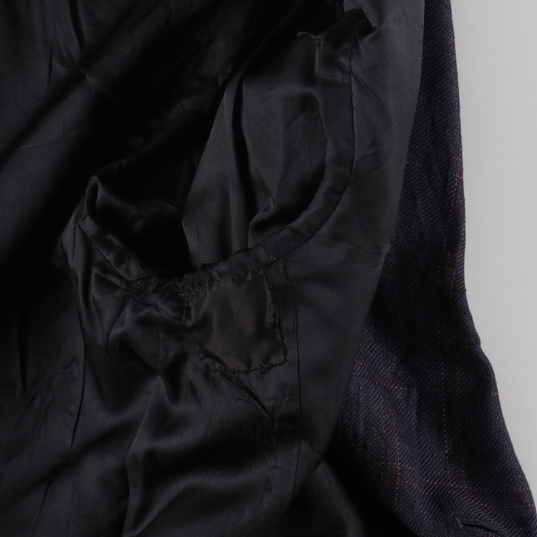 Burberry's Check Pattern Tailored Jacket Men's Size L /evb006765