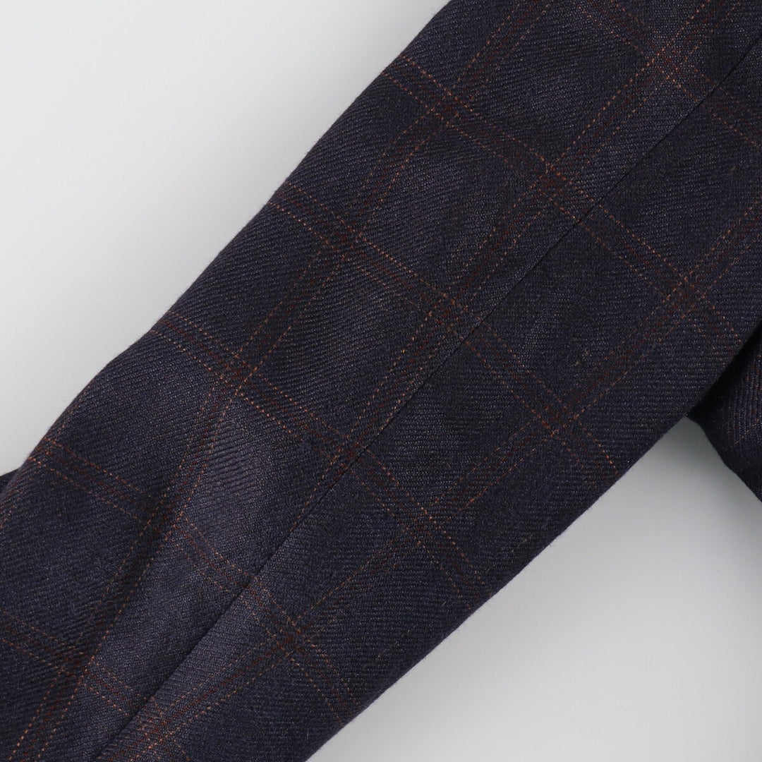 Burberry's Check Pattern Tailored Jacket Men's Size L /evb006765