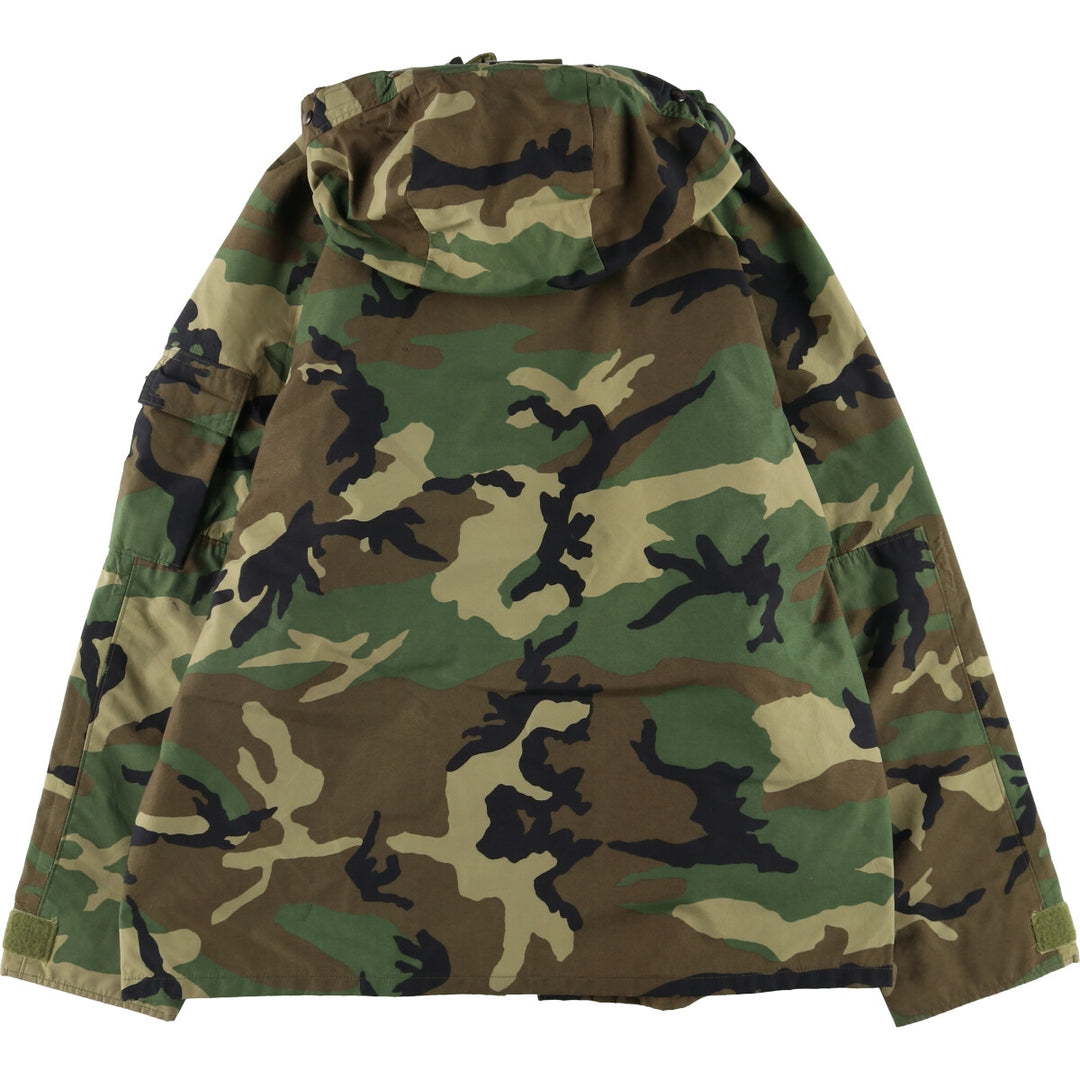 90'S US military genuine camouflage pattern ECWCS 1st GEN late model military Gore-Tex parka made in USA X-LARGE-LONG equivalent to men's XL /evb006795