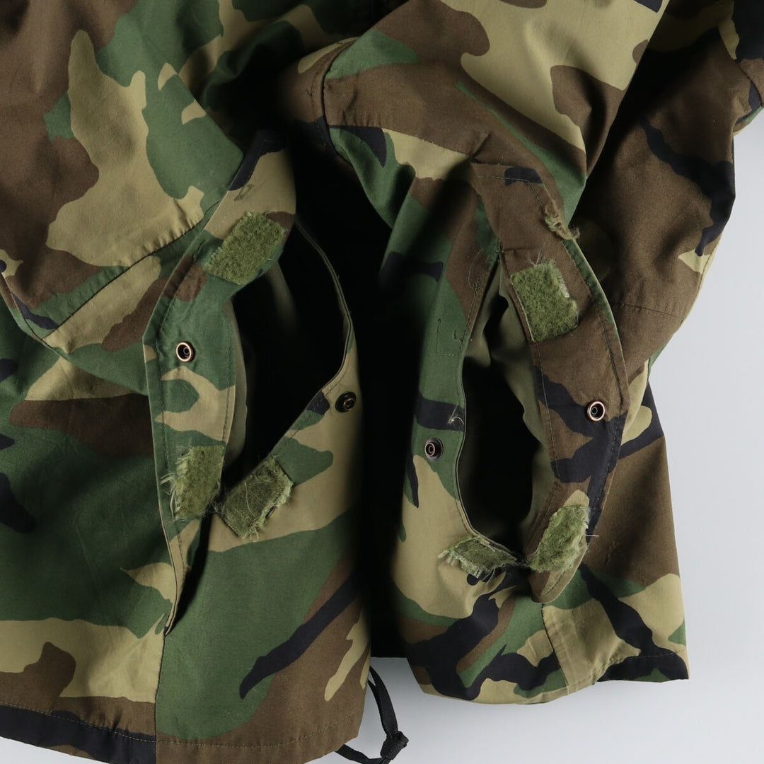 90'S US military genuine camouflage pattern ECWCS 1st GEN late model military Gore-Tex parka made in USA X-LARGE-LONG equivalent to men's XL /evb006795