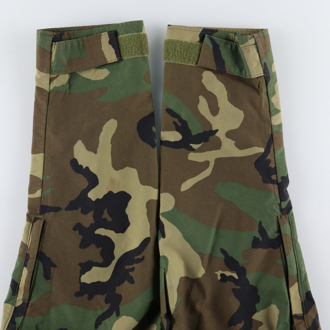 90'S US military genuine camouflage pattern ECWCS 1st GEN late model military Gore-Tex parka made in USA X-LARGE-LONG equivalent to men's XL /evb006795