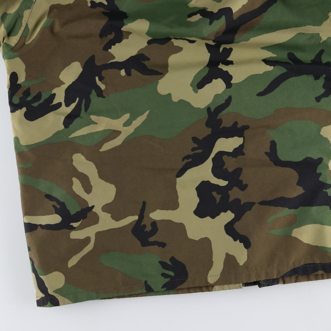 90'S US military genuine camouflage pattern ECWCS 1st GEN late model military Gore-Tex parka made in USA X-LARGE-LONG equivalent to men's XL /evb006795