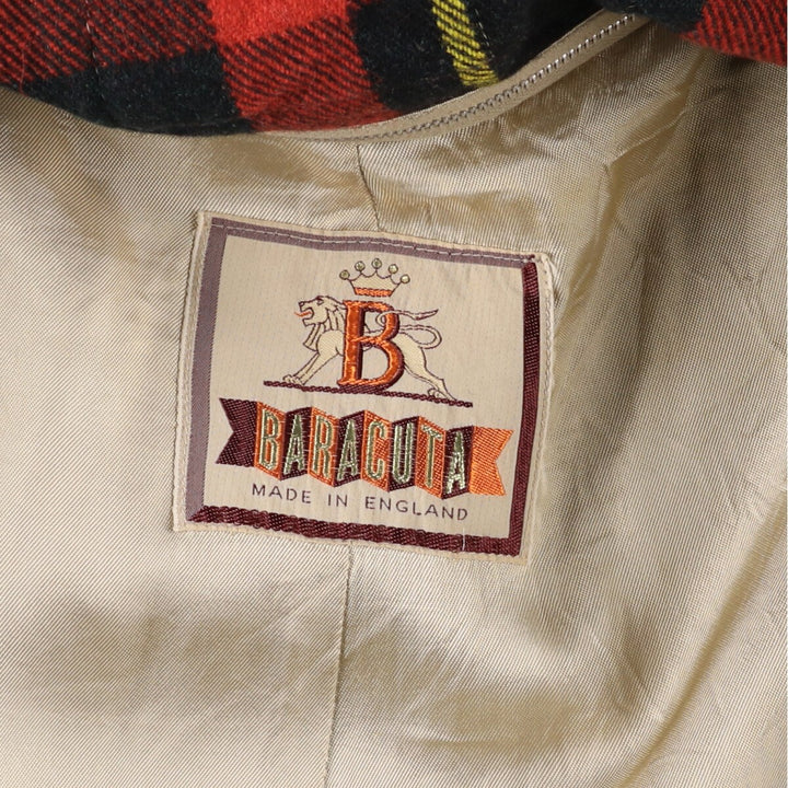 70s~80'S Baracuta Balmacaan Coat, Made in England, Men's L size, Vintage /evb006871