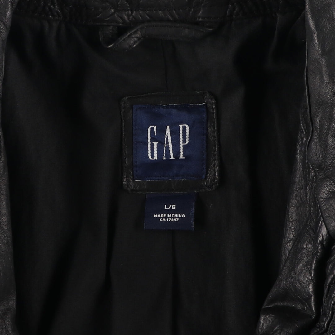 GAP Leather Blouson Type Men's L Size /evb006880