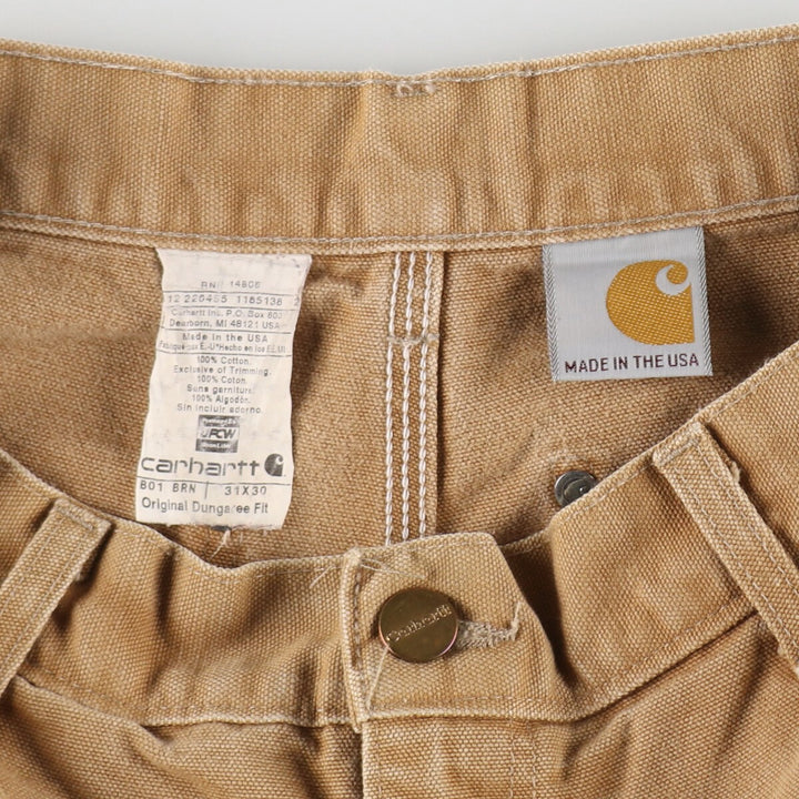 90'S Carhartt Double Knee Duck Painter Pants Made in USA Men's W30 Vintage /evb007106