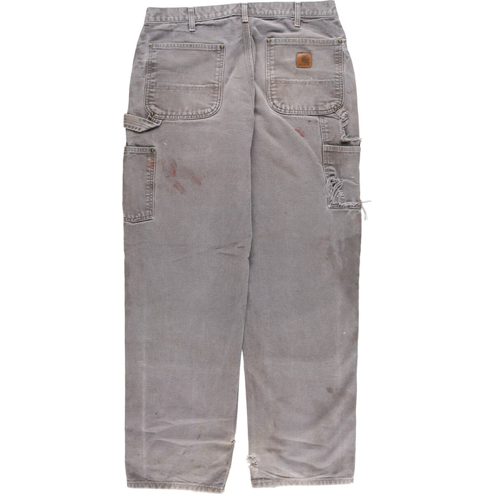 Carhartt Original Dungaree Fit Double Knee Duck Painter Pants Men's W34 equivalent /evb007109