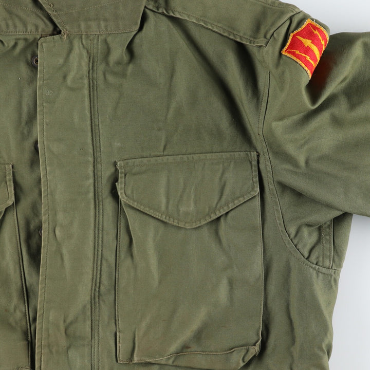 50s-60'S US military genuine M-51 military field jacket made in USA, SHORT SMALL, equivalent to men's S, vintage /evb007125