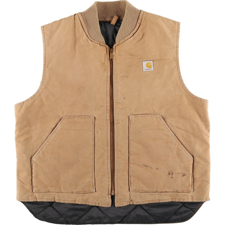 80'S Carhartt Duck Vest Made in USA Men's XL Vintage /evb007130