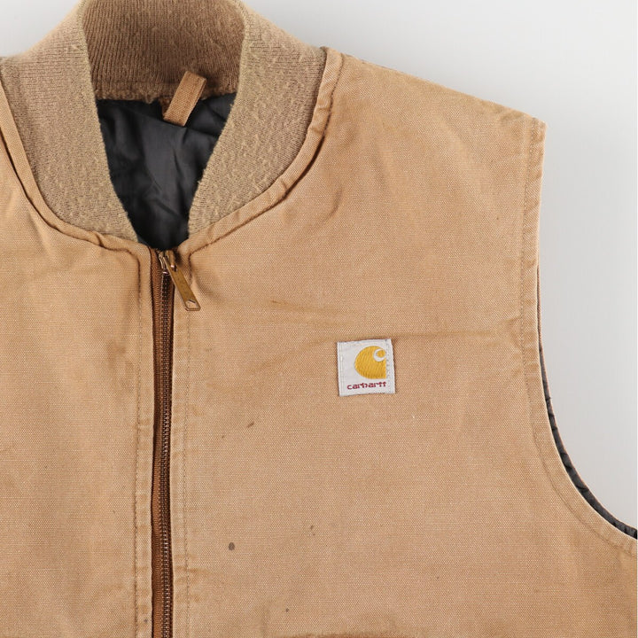 80'S Carhartt Duck Vest Made in USA Men's XL Vintage /evb007130