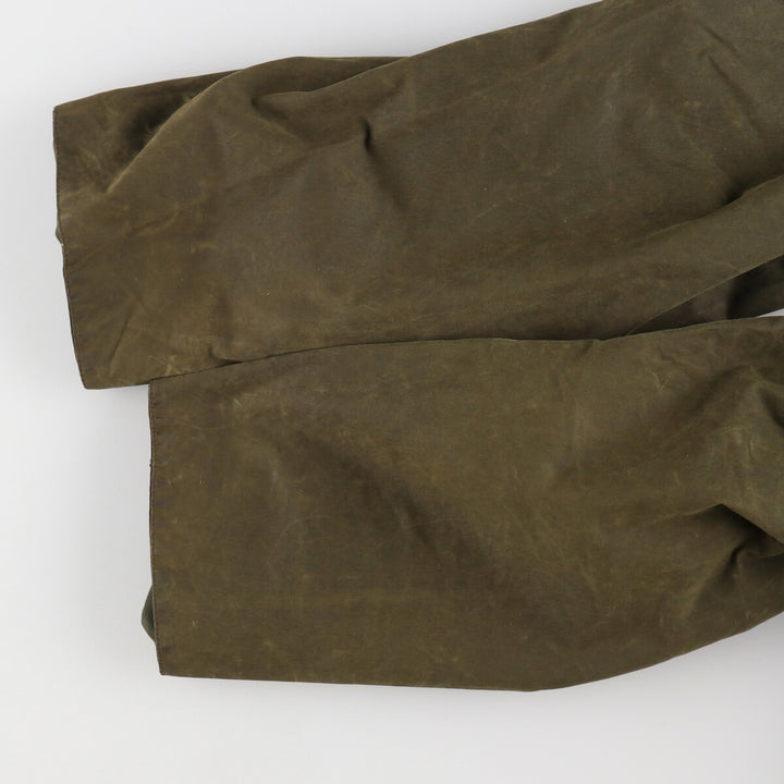 90'S Barbour Border Old 3 Warrant Waxed Cotton Oiled Jacket Made in England C40 Men's M Size Vintage /evb007146