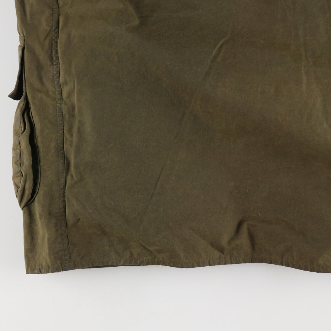 90'S Barbour Border Old 3 Warrant Waxed Cotton Oiled Jacket Made in England C40 Men's M Size Vintage /evb007146
