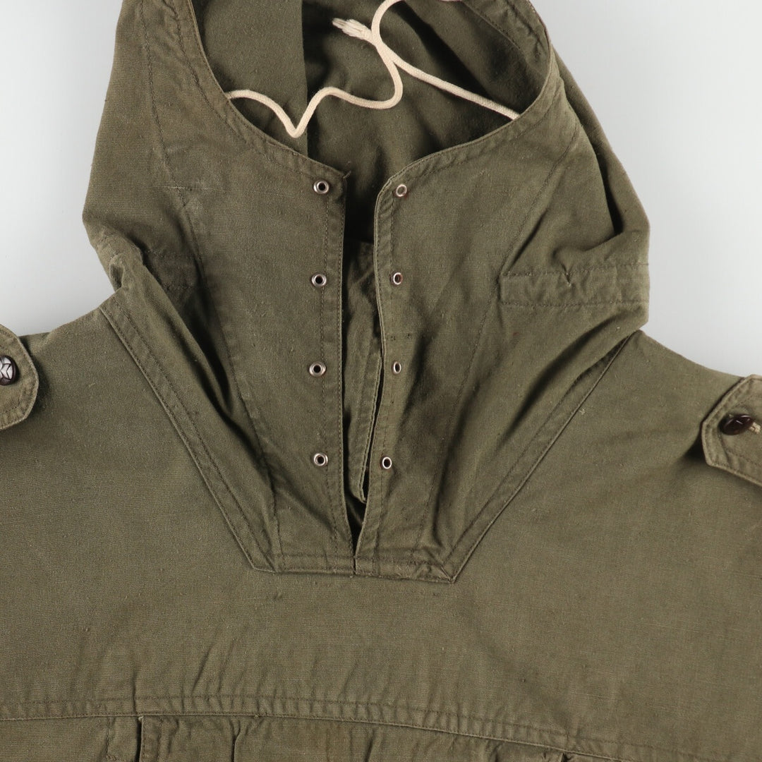 50s-60'S Bulgarian military anorak parka military smock parka size 56 men's XL equivalent vintage /evb007158