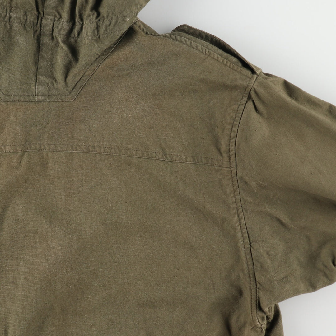 50s-60'S Bulgarian military anorak parka military smock parka size 56 men's XL equivalent vintage /evb007158