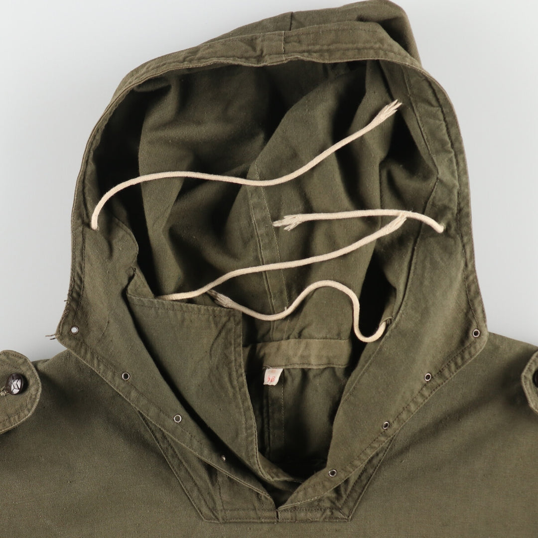 50s-60'S Bulgarian military anorak parka military smock parka size 56 men's XL equivalent vintage /evb007158