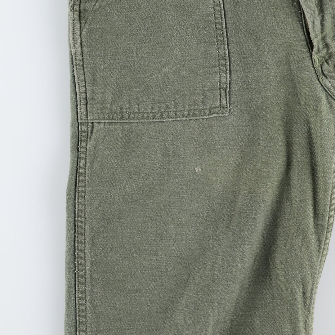 1970'S US military authentic military baker pants made in USA 28x31 equivalent to women's M (w26) vintage /evb007183