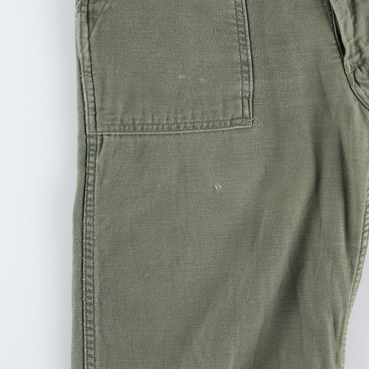 1970'S US military authentic military baker pants made in USA 28x31 equivalent to women's M (w26) vintage /evb007183