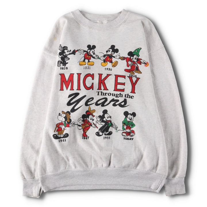 90'S GLOIRA MICKEY MOUSE Mickey Mouse character sweatshirt, made in USA, men's XL size, vintage /evb007223