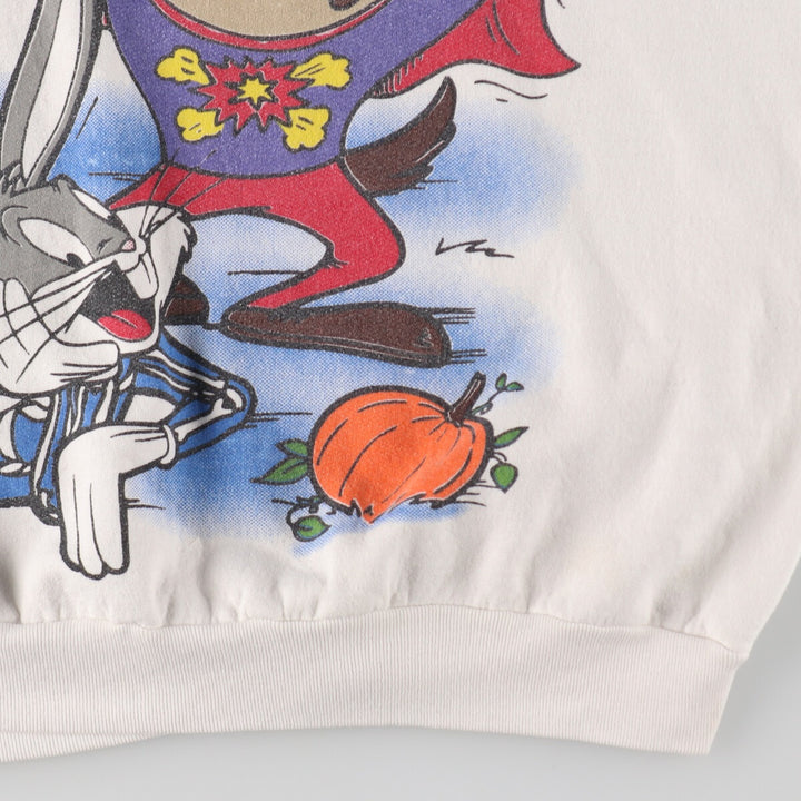 90'S Looney Tunes Halloween Character Sweatshirt, Made in USA, Men's XL Size, Vintage /evb007235