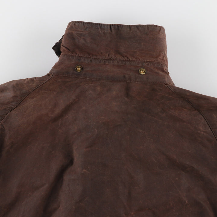 90'S Barbour BEDALE 3 Warrant Waxed Cotton Oiled Jacket Made in England C50 Men's XXL /evb007245